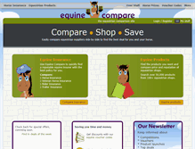 Tablet Screenshot of equinecompare.co.uk